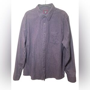 UNTUCKit Sherwood Flannel Shirt Men’s XL Slim Fit Purple Cotton Button Down